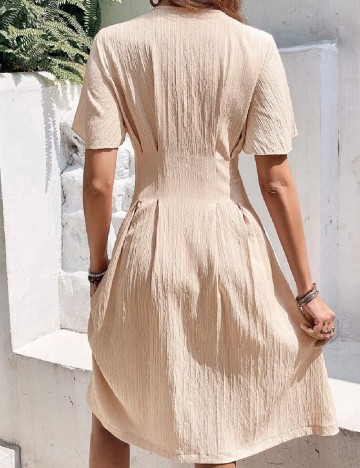 Rochie scurta SHEIN, crem