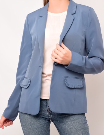 Sacou Only, albastru, 38