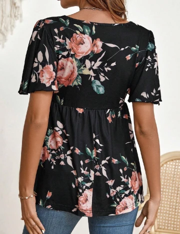 Bluza SHEIN Maternity, negru