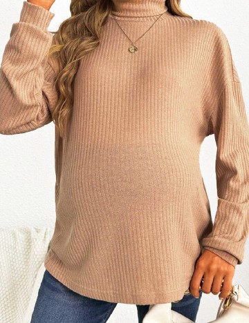 Bluza SHEIN Maternity, crem