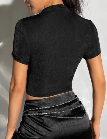 Top SHEIN, negru