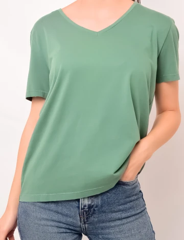 Tricou Only, verde, M