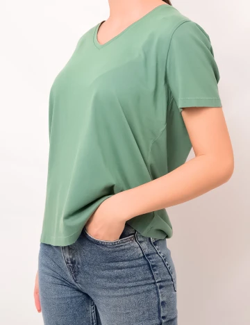 Tricou Only, verde, M