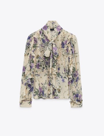 Camasa Zara, floral, L
