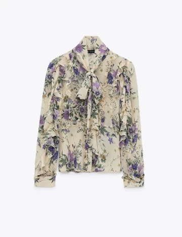 Camasa Zara, floral, L