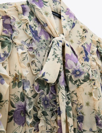 Camasa Zara, floral, L