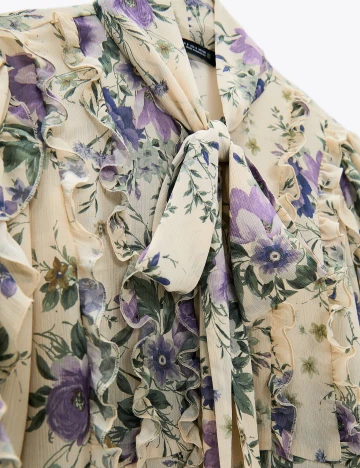 Camasa Zara, floral, L