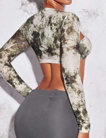Top SHEIN, verde