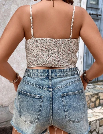 Top SHEIN CURVE, alb