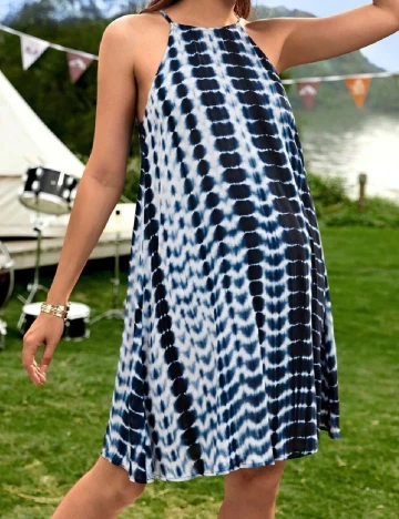 Rochie scurta SHEIN, albastru