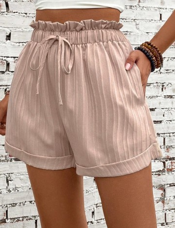 Pantaloni scurti SHEIN, bej