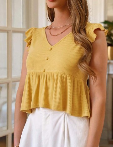 
						Top SHEIN, galben