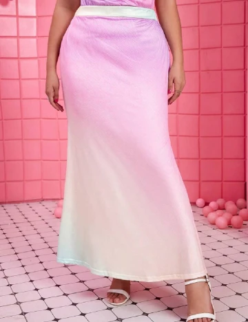 Fusta SHEIN CURVE, mix culori