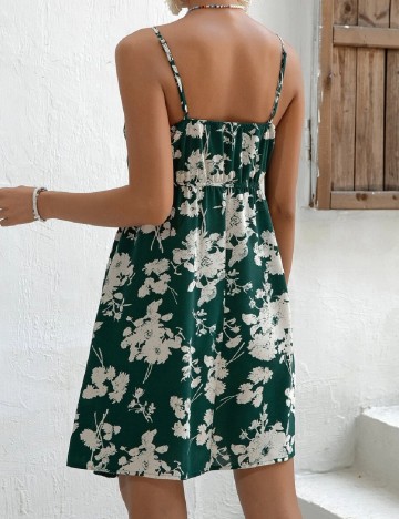 Rochie scurta SHEIN Maternity, verde