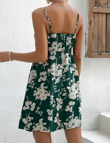 Rochie scurta SHEIN Maternity, verde