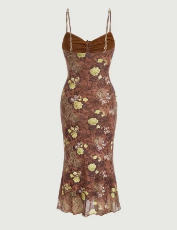 Rochie medie SHEIN, maro
