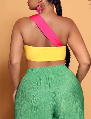 Top SHEIN CURVE, galben