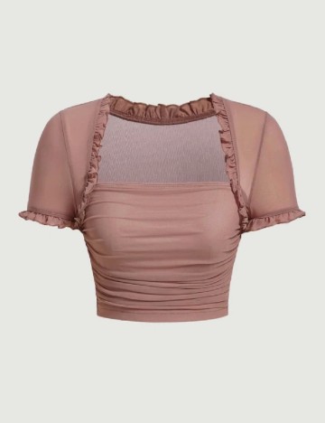 Top SHEIN, roz pudra