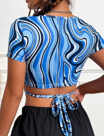 Top SHEIN, albastru