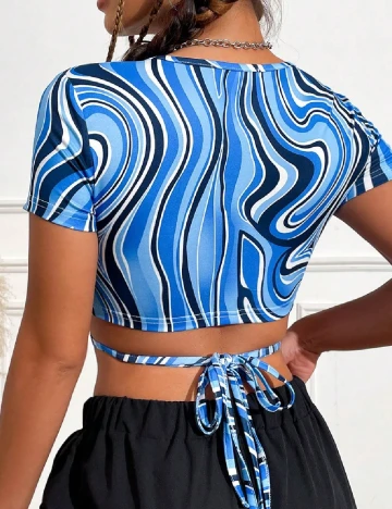 Top SHEIN, albastru