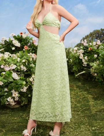 Rochie lunga SHEIN, verde