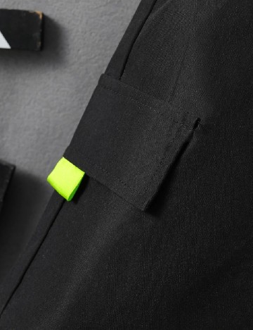Pantaloni scurti Shein Kids, negru