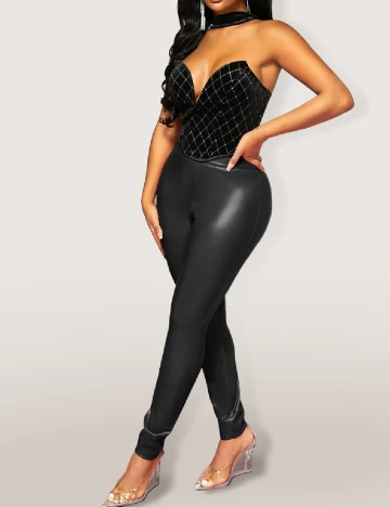 Pantaloni SHEIN, negru Negru