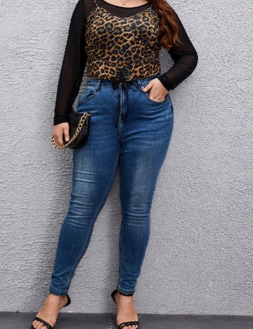 
						Bluza SHEIN CURVE, animal print