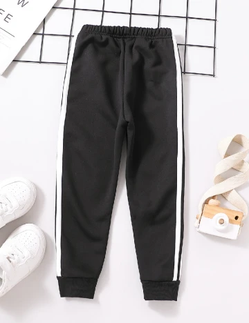 Pantaloni Shein Kids, negru