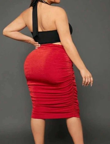 Top SHEIN CURVE, negru