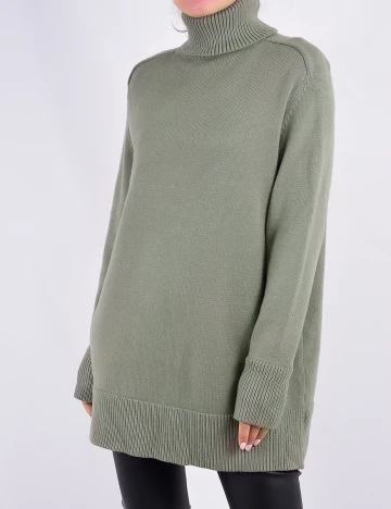 Pulover Zara, verde, L