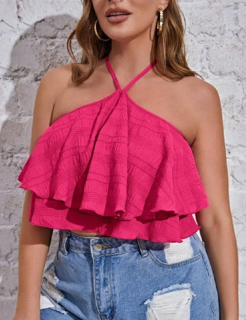 Top SHEIN CURVE, roz