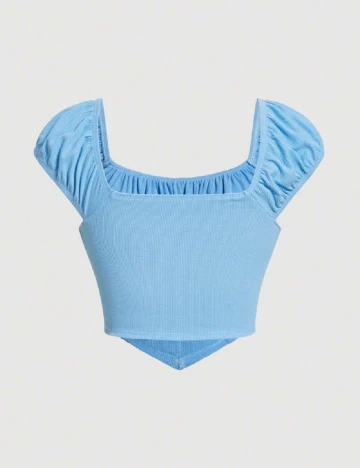 Top SHEIN CURVE, albastru