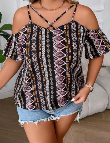Bluza SHEIN CURVE, mix culori