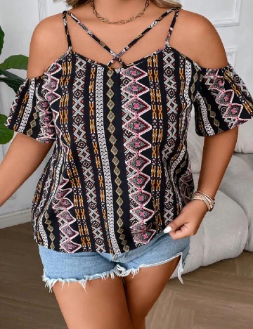 Bluza SHEIN CURVE, mix culori