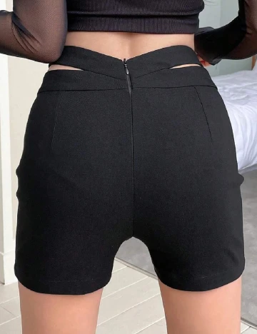 Pantaloni scurti Dazy, negru