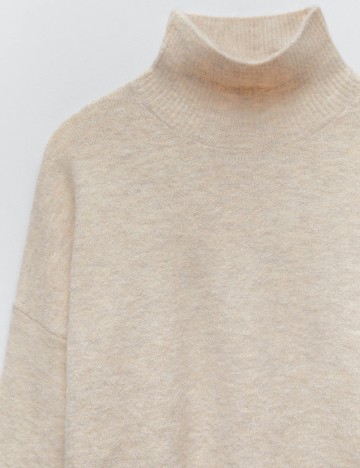 Pulover Zara, crem, S