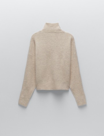 Pulover Zara, crem, S
