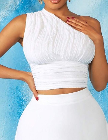 Top SHEIN, alb