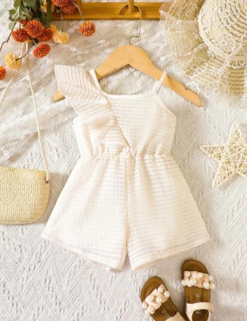 Salopeta Shein Kids, crem
