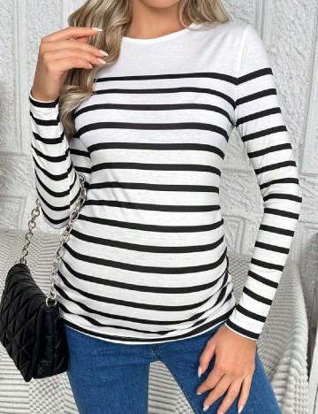 
						Bluza SHEIN Maternity, alb