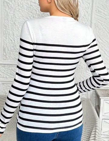 Bluza SHEIN Maternity, alb