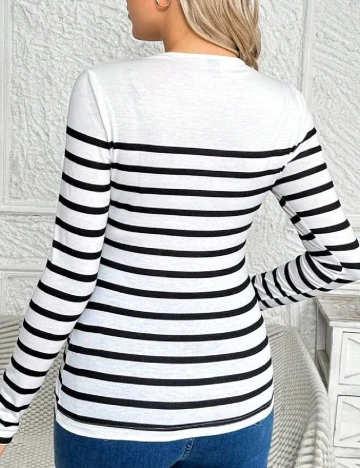 Bluza SHEIN Maternity, alb