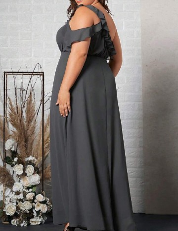 Rochie lunga SHEIN CURVE, gri