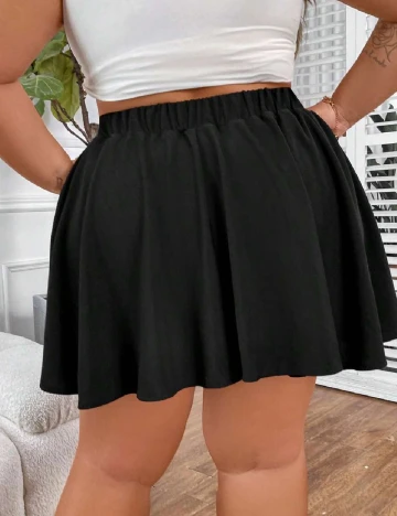 Fusta SHEIN CURVE, negru
