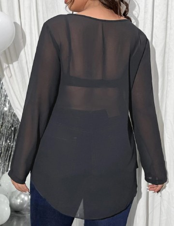 Bluza SHEIN CURVE, negru