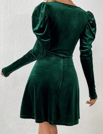 Rochie scurta SHEIN, verde