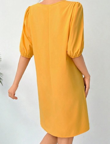 Rochie scurta SHEIN, galben