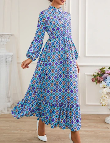 Rochie lunga SHEIN, albastru