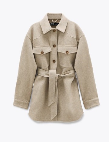 Palton Zara, bej, M